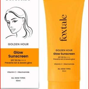 FOXTALE SPF 50 Glow Sunscreen Bright and protected skin with Vitamin C 50ML