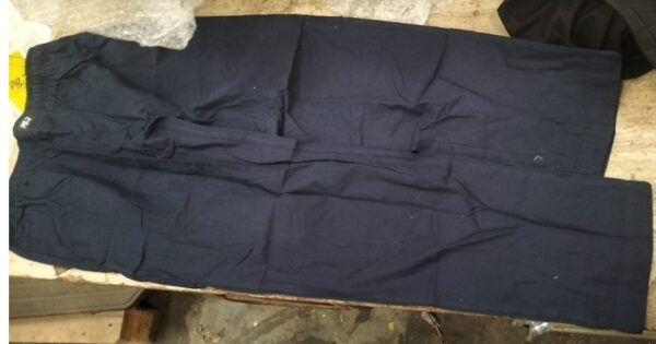 PB J Lightweight Cotton Trackpant m size blue colour