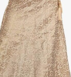Darika DZIRE Golden Skirts for Women color golden size 4xl