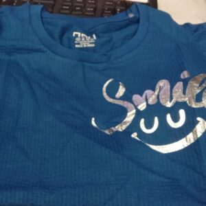 Private Label T shirts for girls 9 to 10 year Color blue