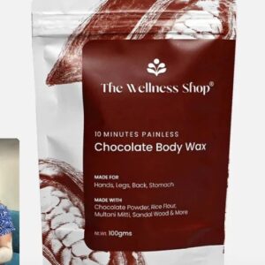 thewellnessshop Chocolate hair removal powder 10 minute full body wax