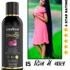 Eneeva Red Onion Hair oil For Hair Fall Control Hair Growth Oil 50 ml