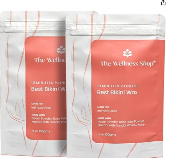 The Wellness Shop Bikini Wax 100 gm pack of 2