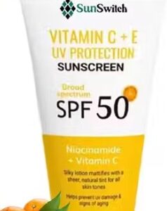 Private Lable Sunscreen SPF 50 PA Vitamin C E Super Bright Sunscreen 60GM