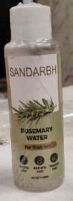 Private Label Sandarbh Rosemary Water Elixir Enhance Shine Defend Against Hair Fall Hair Oil pack of 1 100ml