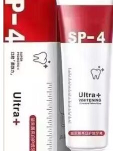 Private Label SP 4 UltraBrightening Toothpaste 40g Advanced Whitening Formula for Stain Removal Enamel Protection and Fresh Mint Flavour Pack of 1