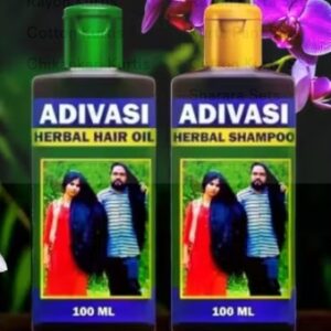 ADIVASI HEBAL HAIR OIL AND SHAMPOO 100ML PACK OF 2