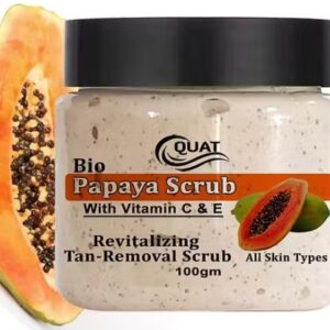 Quat Papaya Tan Removal Brightening and Revitalizing Face Scrub 100 gm