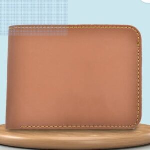 Private Label Men Beige Artificial Leather Wallet