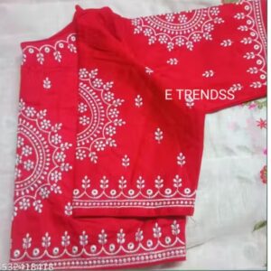 Private Label Pradip embroidery blouse Red piece