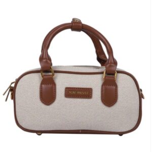 Private Label Hand Bag Colour Maroon And White