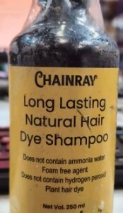 Private Label Long Lasting Natural Hair Dye Shampoo 250ml