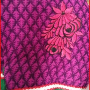 Private Label Exclusive Fancy Sarees GREEN PURPUL