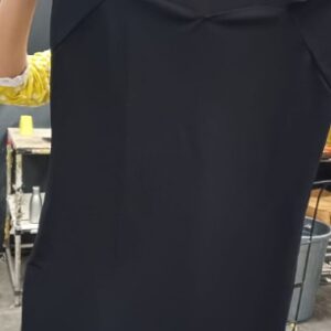 Private Label Feranoid Womens Cotton Solid Casual Bodycon Short Dress black colour size xl