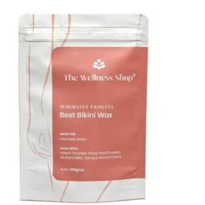 The Wellness Shop Herbal Bikini Wax Powder 100gm pack of 1
