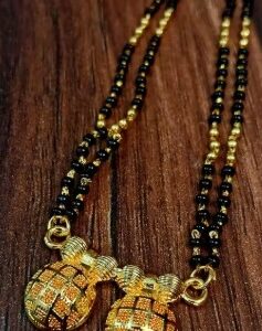 Private Label fancy gold plated mangalsutra