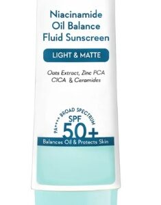 Wishcare Niacinamide Oil Balance Fluid Sunscreen SPF 50 50g