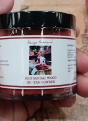 Acharya Panchakarma RED SANDAL WOOD DE TAN POWDER 40g