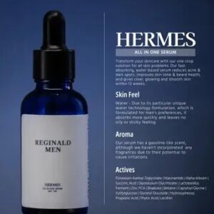 Reginald Men All in One Face Serum Salicylic Acid Vitamin C and Hyaluronic Acid Complex Fast Absorbing and Non Sticky 30 g