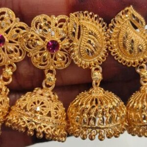 Private Label Earrings Jhumki Jhumkas Pack of 2