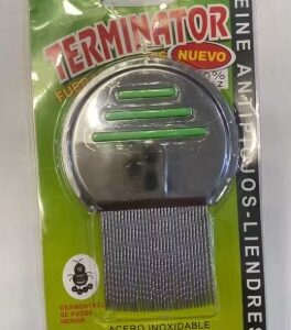 Private Label TERMINATOR LICE COMB OF STAINLESS STEEL