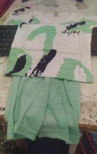 Private Label COTTAN CLOTHING SET COLOR WHITE PICH SIZE 1 YEARS