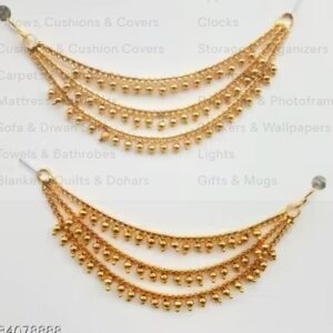 Private label Ear chain Kanser Elegant Gold Plated Multi Layered Ear Chain kanser