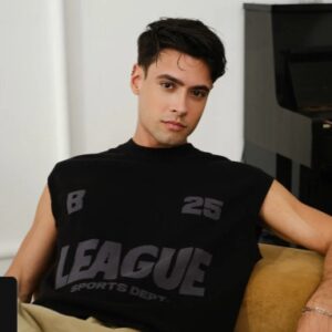 Bonkers Corner League Sports Dept Knitted Vest Size S Colour Black