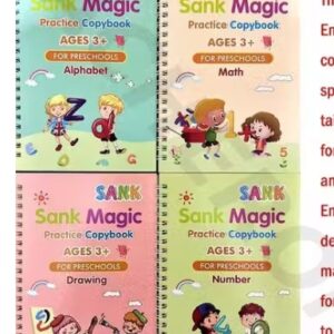 Private Lable Magic Practice Copybook 4 BOOK