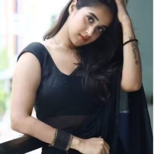 Private Label georgette black forever fashion saree