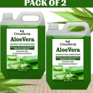 Private Lable Aloe vera Shampoo with conditioner 1Ltr Pack Of 2