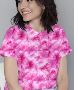 Private Lable Slim Fit Lycra Crop Top FOR WOMEN SIZE S COLOUR PINK