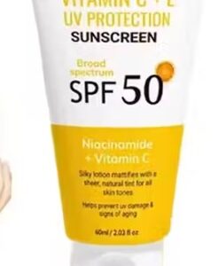 Private Lable Sunscreen SPF 50 PA Vitamin C E Super Bright Sunscreen 60GM