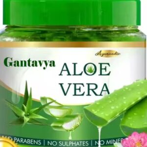 Gantavya Pure Aloe Vera Gel for glowing Face Skin Hair 220 gm