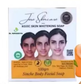 Private Label Jiore Sinche Bath and Facial Soap Natural Nourishing Kojic Skin Whitening Soap Jiore Skincare Sinche Soap 100gm pack of 1