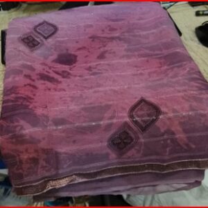 Private Lable Trading Beautiful Saree Prachi Ston Work Saree With Blouse purple colour