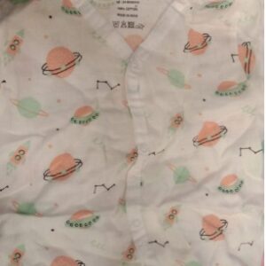 Private Label Muslin cotton jabla Size 18 to 24 months boys Color white multicolor picture on jabla