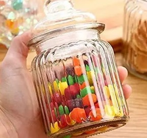 Glass Storage Container With Lid 250 Ml