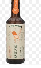 Cultured Kombucha Peach Blend Of Prebiotic Probiotics Electrolytes 215Ml