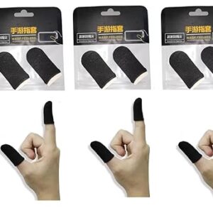 Wasp Feelers Thumb Finger Sleeve For Mobile Anti Sweat Slippery Finger Sleeve 4 Pairs 8 Pieces