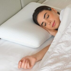 Sleepsia Memory Foam Cervical Orthopedic Ultimate Comfort Bed Pillow White
