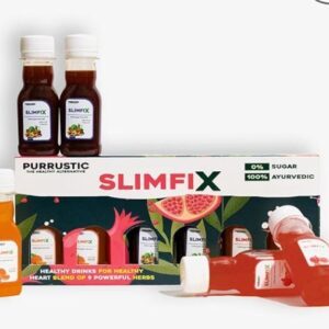Purrustic Slimfix Natural Weight Loss 9 Ayurvedic Aids Metabolism Digestion 10Ml Pack 6