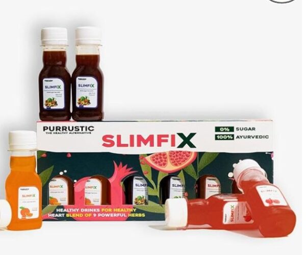 Purrustic Slimfix Natural Weight Loss 9 Ayurvedic Aids Metabolism Digestion 10Ml Pack 6