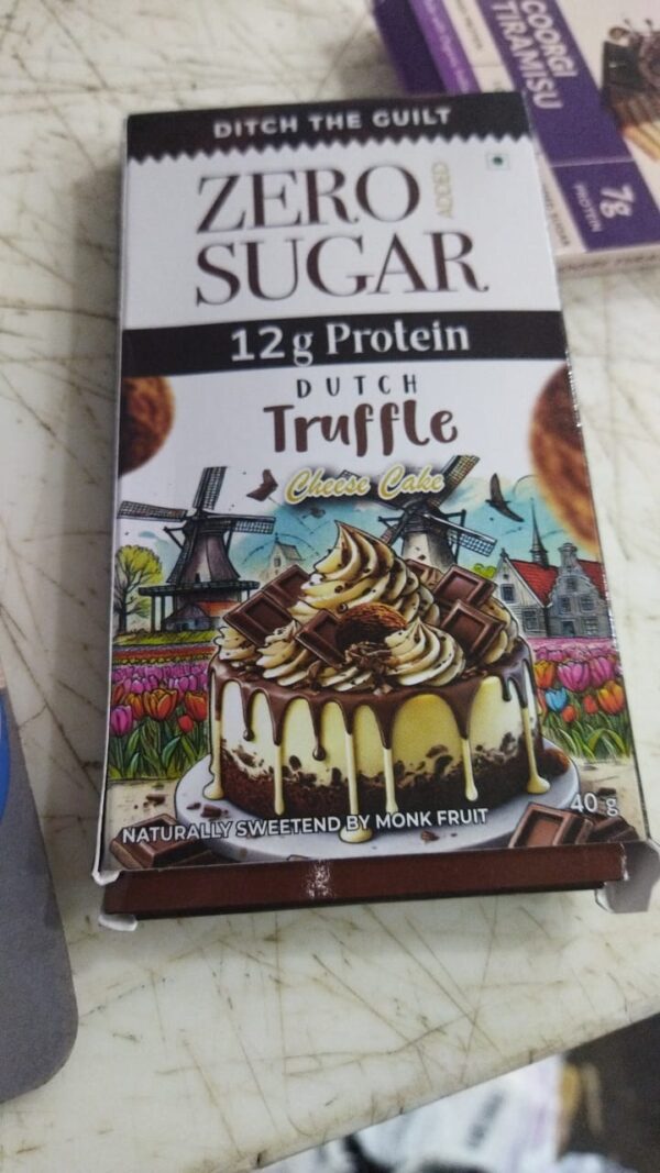 Ditch The Guilt Zero Sugar Added 12G Protein Dutch Truffle Cheesecake 40G