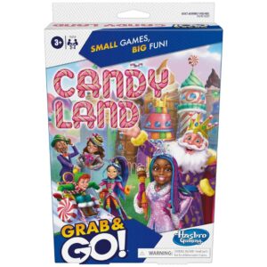 Hasbro Gaming Candyland Grab And Go Portable Travel Game For 2 To 4 Players Ages 3