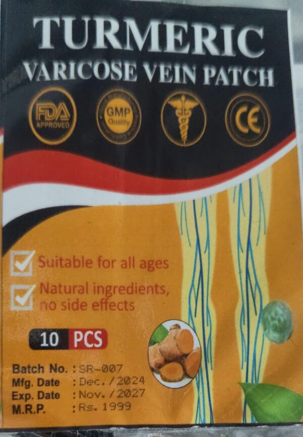Turmeric Varicose Vein Patch 10 Pcs
