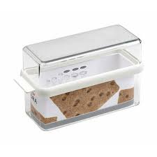 Mepal Rosti Stora Knackerbroad Plastic Container With Clear Lid