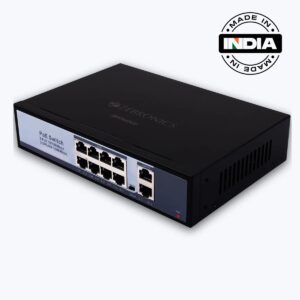 Zebronics Zeb 8Ppm2Ug 8 Port Poe Switch New