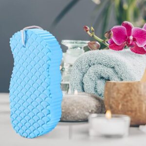 Blue Bath Sponges For Shower 1 Pcs