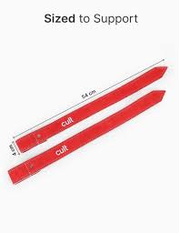 Cult Neo Weight Lifting Straps Red Color Pack Of 2